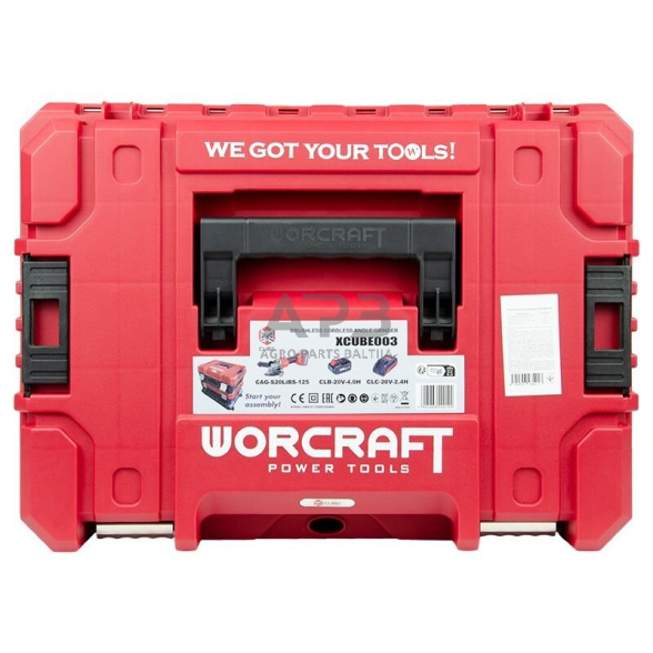 Akumuliatorinis šlifuoklis kampinis 125mm 20V LI-ION (XCUBE dėžė) 6 Akumuliatorinis šlifuoklis kampinis 125mm 20V LI-ION (XCUBE dėžė) 6