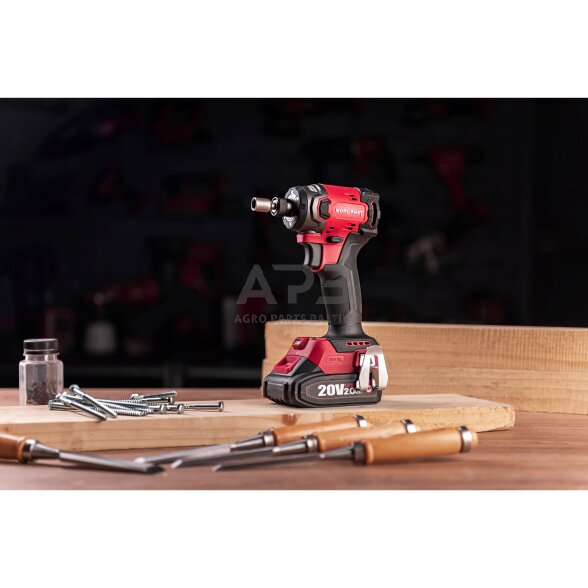 Akumuliatorinis smūginis suktuvas 1/4'' HEX 20V LI-ION (plastikinė dėžė) 10 Akumuliatorinis smūginis suktuvas 1/4'' HEX 20V LI-ION (plastikinė dėžė) 10