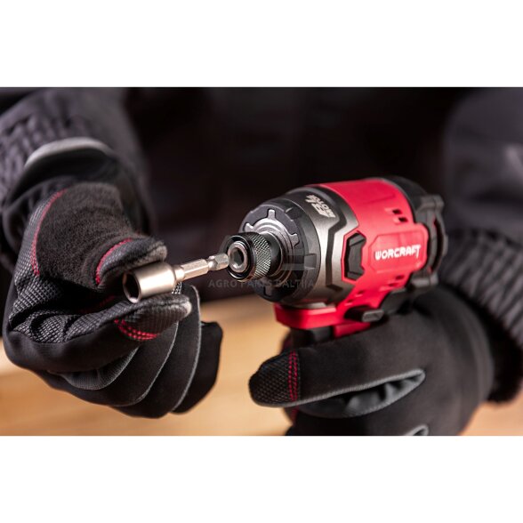 Akumuliatorinis smūginis suktuvas 1/4'' HEX 20V LI-ION (plastikinė dėžė) 14 Akumuliatorinis smūginis suktuvas 1/4'' HEX 20V LI-ION (plastikinė dėžė) 14