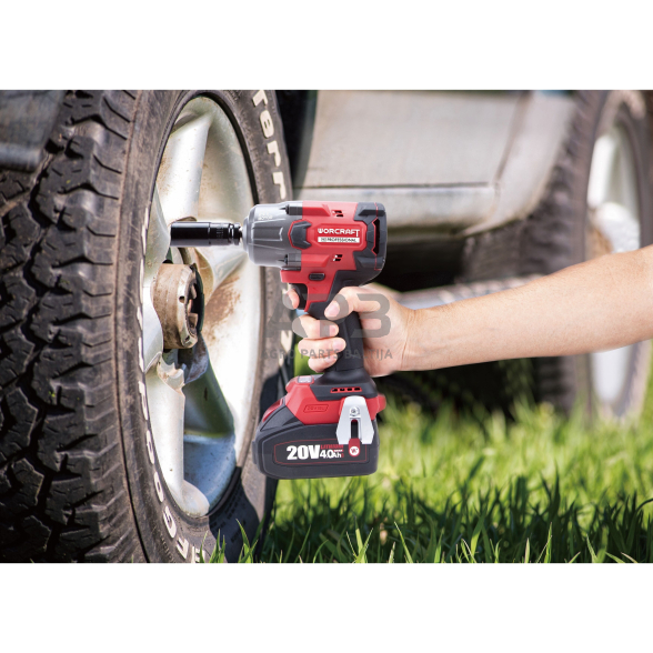 Akumuliatorinis smūginis veržliasukis 1/2'' 850nm 20V LI-ION (XCUBE dėžė) 2