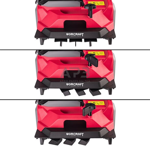 Akumuliatorinis sniego valytuvas 40V (20V+20V) LI-ION 14