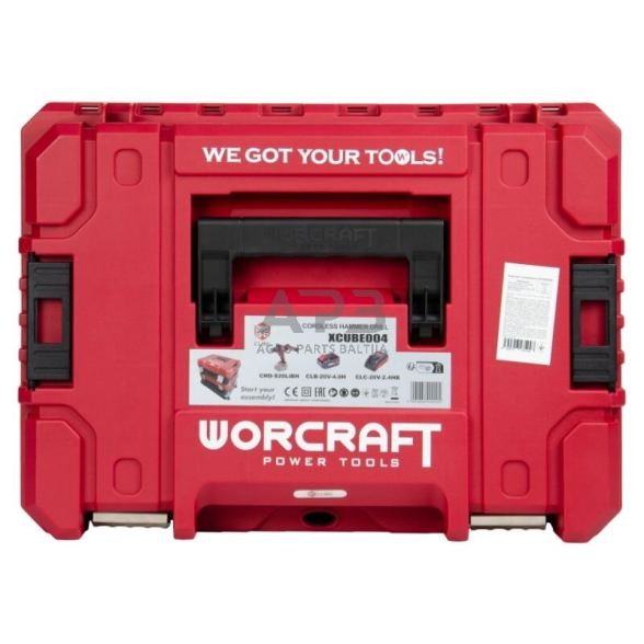 Akumuliatorinis suktuvas-gręžtuvas su kalimu 20V LI-ION (XCUBE dėžė) 7 Akumuliatorinis suktuvas-gręžtuvas su kalimu 20V LI-ION (XCUBE dėžė) 7