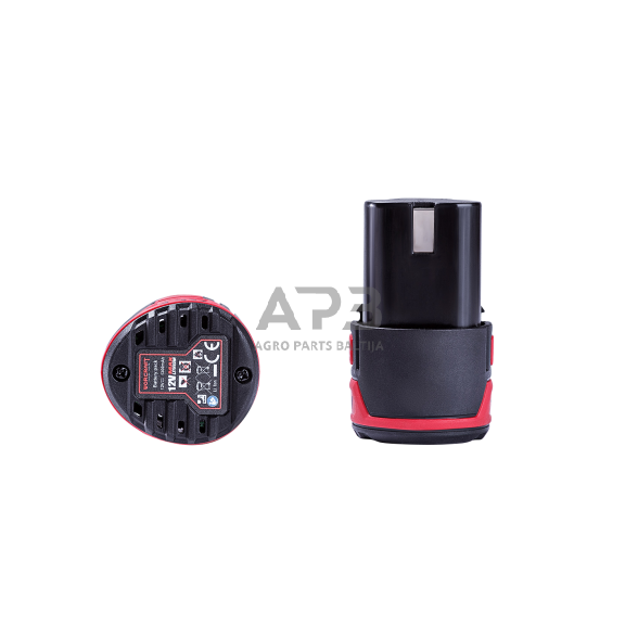 Akumuliatorinis suktuvas-gręžtuvas su priedais plastikine deže 12V LI-ION 8 Akumuliatorinis suktuvas-gręžtuvas su priedais plastikine deže 12V LI-ION 8