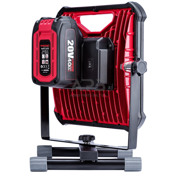 Akumuliatorinis šviestuvas nešiojamas COB(30W) 20V LI-ION 8 Akumuliatorinis šviestuvas nešiojamas COB(30W) 20V LI-ION 8