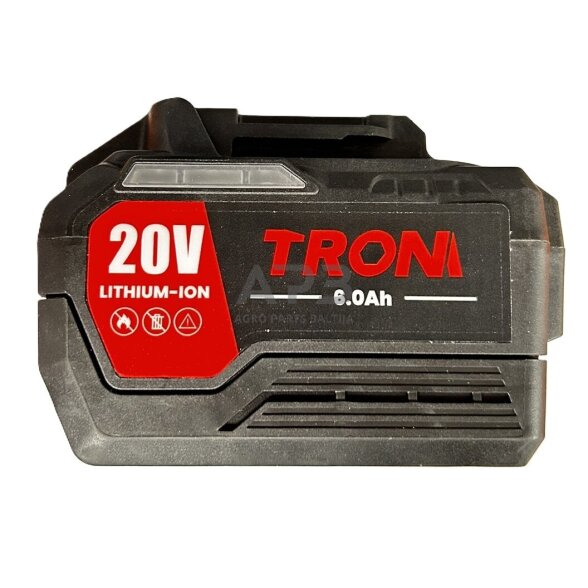 Akumuliatorius akum.įrankiams TROM 20V 6.0Ah LI-ION 2