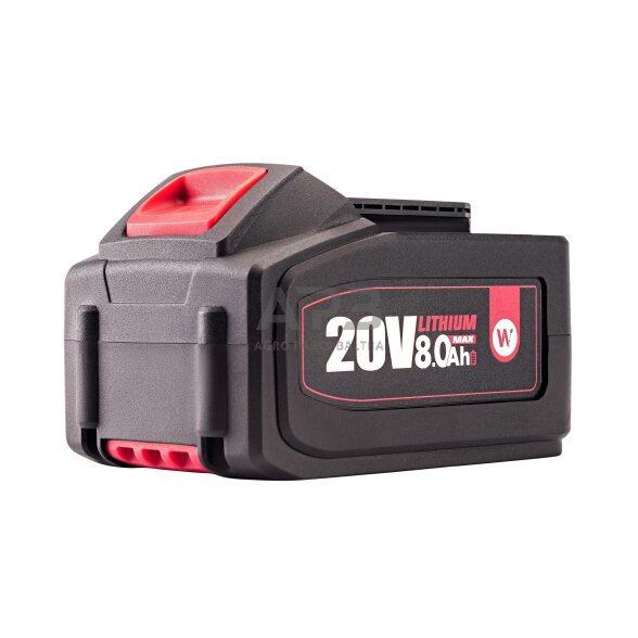 Akumuliatorius akum.įrankiams WORCRAFT 20V 8.0Ah LI-ION 2