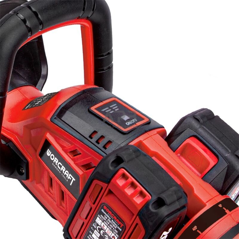 Akumuliatorinės gyvatvorių žirklės 40V (20V + 20V) LI-ION 5 Akumuliatorinės gyvatvorių žirklės 40V (20V + 20V) LI-ION 5