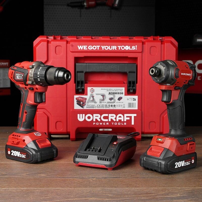 Akumuliatorinio suktuvo-gręžtuvo ir smūginio suktuvo rinkinys 20V LI-ION (XCUBE dėžė) 16 Akumuliatorinio suktuvo-gręžtuvo ir smūginio suktuvo rinkinys 20V LI-ION (XCUBE dėžė) 16