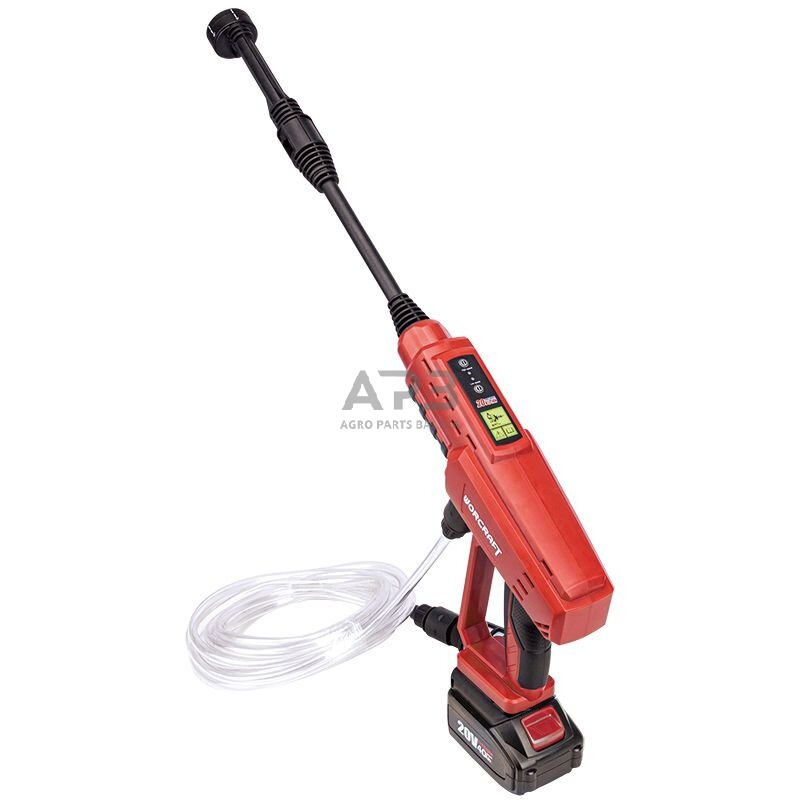 Akumuliatorinis aukšto slėgio plovimo pistoletas 20V LI-ION 1