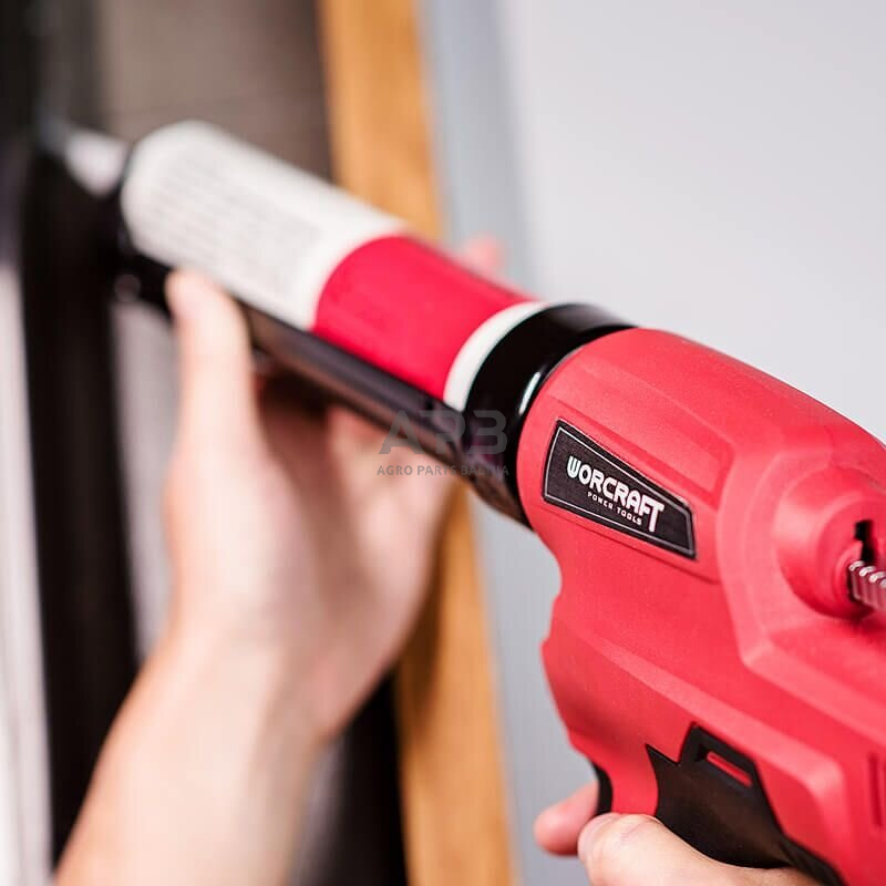 Akumuliatorinis pistoletas hermetikams 20V LI-ION 3 Akumuliatorinis pistoletas hermetikams 20V LI-ION 3