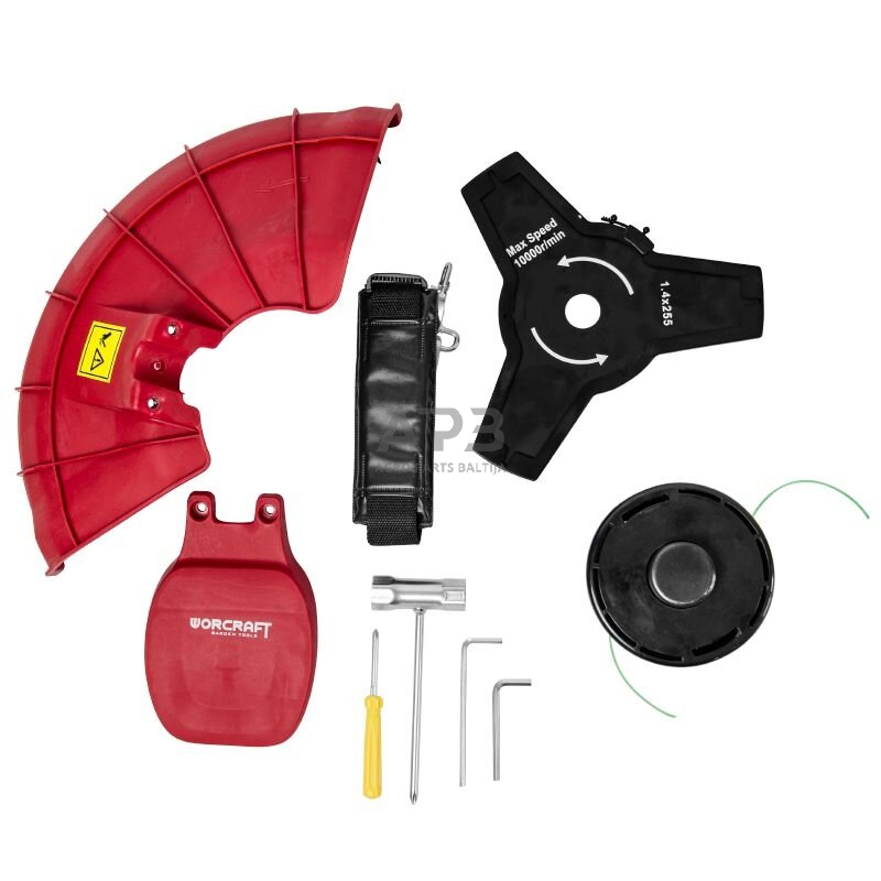 Akumuliatorinis trimeris 2in1 40V (20V+20V) LI-ION 11