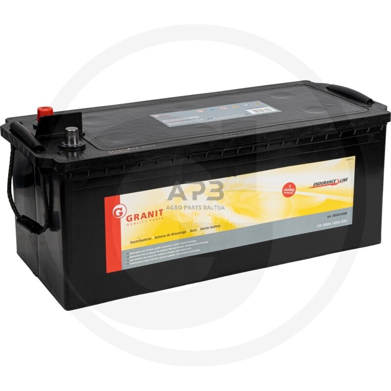 Akumuliatorius traktoriui Granit 12 V / 180 Ah 513 x 223 x 223 mm 680993 Akumuliatorius traktoriui Granit 12 V / 180 Ah 513 x 223 x 223 mm 680993