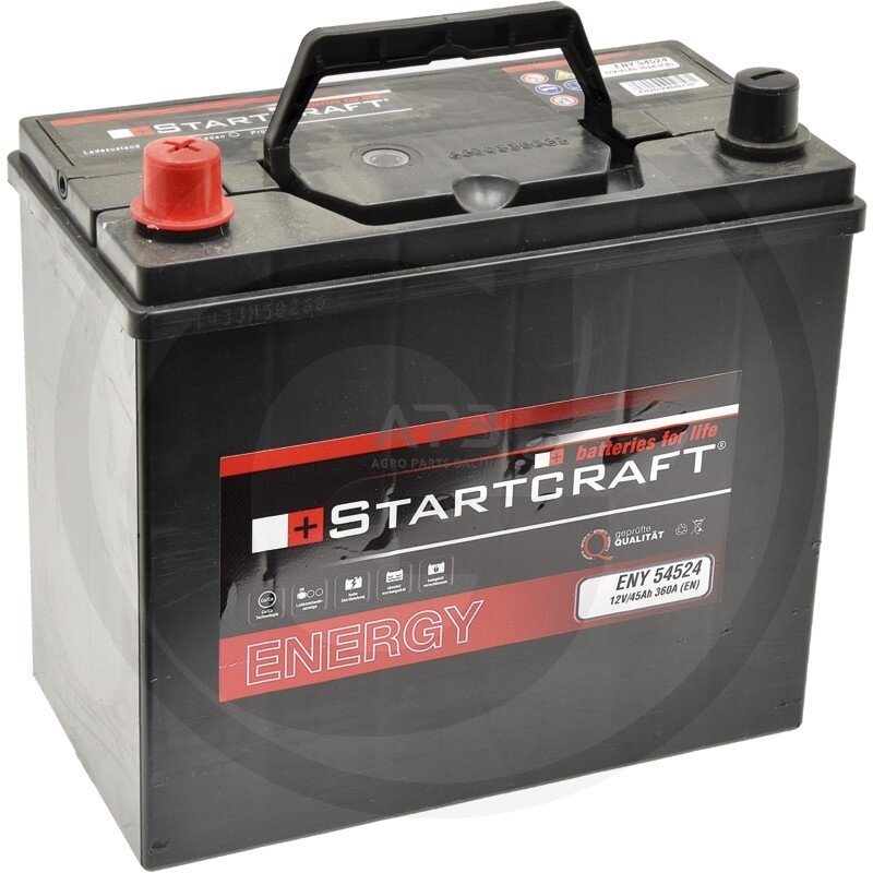 Akumuliatorius traktoriui Granit 12 V / 45 Ah 237 x 128 x 225 mm ENY54524 Akumuliatorius traktoriui Granit 12 V / 45 Ah 237 x 128 x 225 mm ENY54524