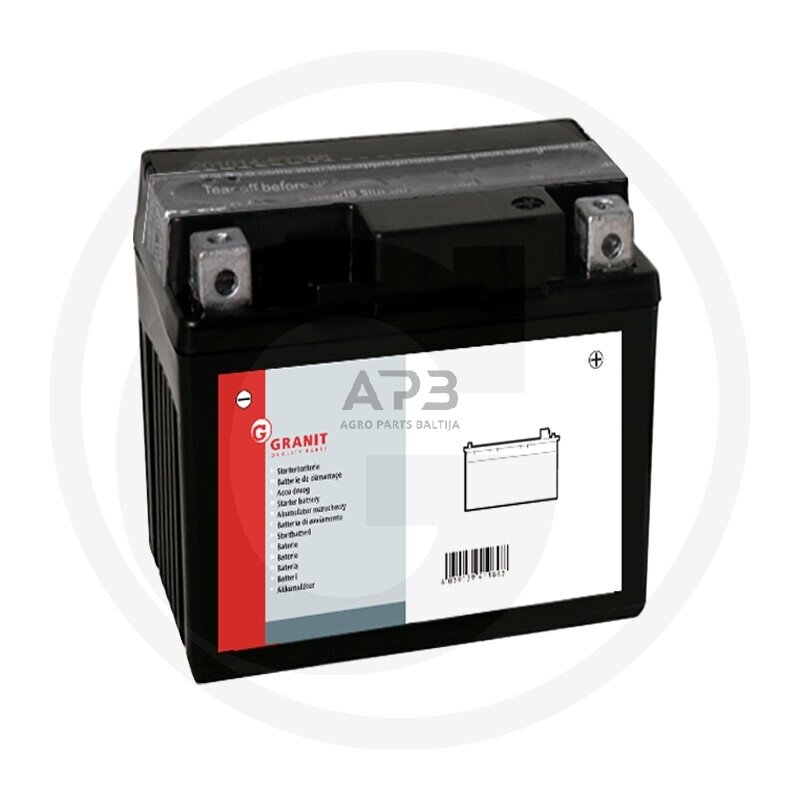 Akumuliatorius traktoriukams Granit 12 V / 5 Ah 120 x 60 x 130 mm Akumuliatorius traktoriukams Granit 12 V / 5 Ah 120 x 60 x 130 mm