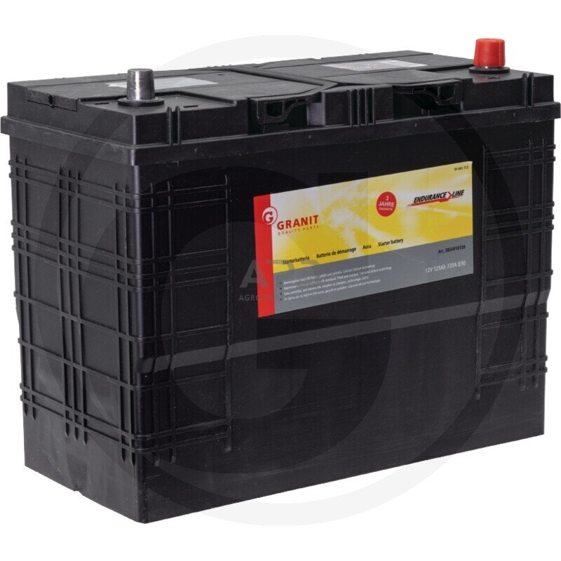 Akumuliatorius traktoriui Granit Endurance Line 12 V / 125 Ah 345 x 172 x 285 mm 681857 Akumuliatorius traktoriui Granit Endurance Line 12 V / 125 Ah 345 x 172 x 285 mm 681857