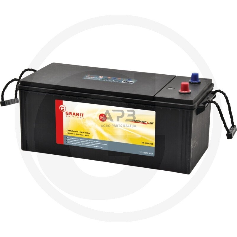 Akumuliatorius traktoriui Granit Endurance Line 12 V / 160 Ah 513 x 225 x 218 mm 1-40-576-001, 140576001, 133700760031 Akumuliatorius traktoriui Granit Endurance Line 12 V / 160 Ah 513 x 225 x 218 mm 1-40-576-001, 140576001, 133700760031