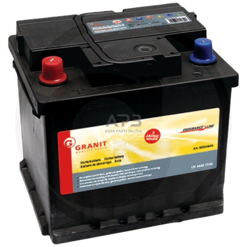 Akumuliatorius traktoriui Granit Endurance Line 12 V / 44 Ah 208 x 175 x 190 mm B2472 Akumuliatorius traktoriui Granit Endurance Line 12 V / 44 Ah 208 x 175 x 190 mm B2472