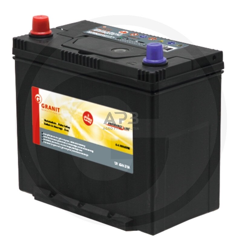 Akumuliatorius traktoriui Granit Endurance Line 12 V / 45 Ah 238 x 129 x 225 mm GB450RS-12(BH), GB450RS-12, GB450RS12 Akumuliatorius traktoriui Granit Endurance Line 12 V / 45 Ah 238 x 129 x 225 mm GB450RS-12(BH), GB450RS-12, GB450RS12