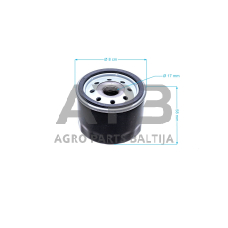 Alyvos filtras Husqvarna (trumpesnis) (25/30 MIKRONŲ) 62,00 x 76,00 x 71,00 mm, centrinė skylė 19,05 mm 531 30 70-43, 531 30 73-89, 531307389