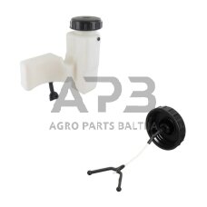 Alyvos bakai ir kamščiai žoliapjovėms