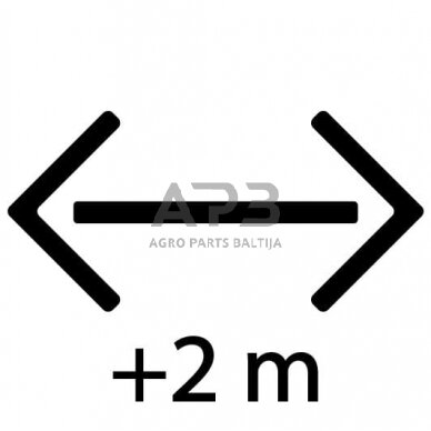 Aliuminė užvažiavimo rampa tiesi 3,5 metro 5540 kg M1353541L 3