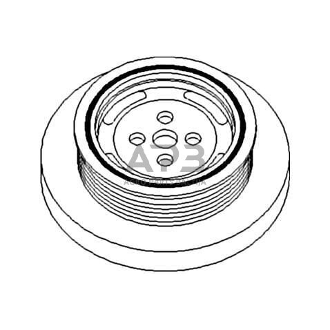 Alkūninio veleno skriemulys Vapormatic AV100487 Alkūninio veleno skriemulys Vapormatic AV100487