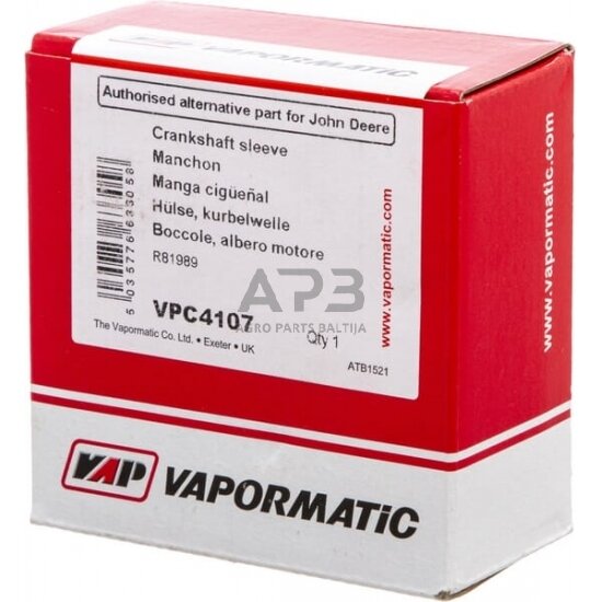 Alkūninio veleno įvorė Vapormatic VPC4107 2 Alkūninio veleno įvorė Vapormatic VPC4107 2