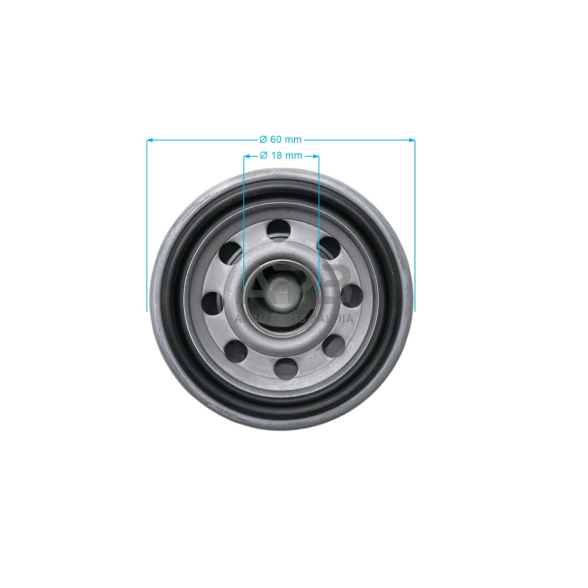 Alyvos filtras HONDA 65,00 x 85,00 mm centrinė skylė M20x1,50 mm 15400-ZJ1-004, 15400ZJ1004 2