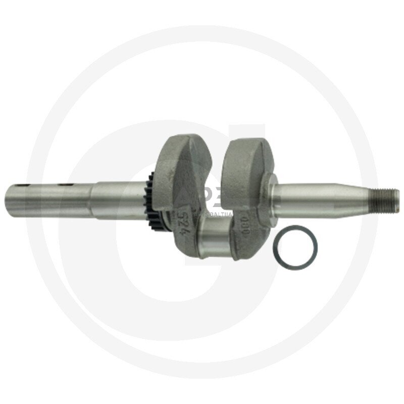 Alkūninis velenas Briggs & Stratton 796468, 110P00, 111P00, 112P00, 114P00, 11P900, 121Q00, 121R00, 121S00, 122Q00, 122R00, 122S00, 124Q00, 124S00, 12Q900, 12R900, 12S900