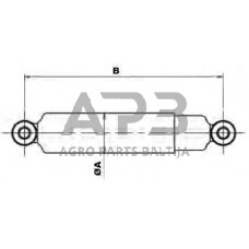 Amortizatorius 80/397/636 ADR 8218301