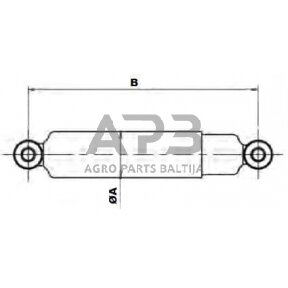 Amortizatorius 80/397/636 ADR 8218301