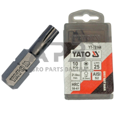 Antgalis TORX 1/4" (6.3mm), T25 x25mmL 10vnt.