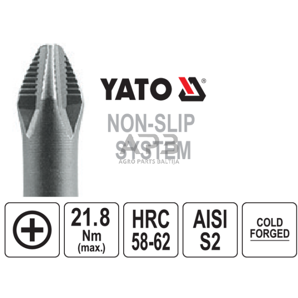 Antgalis 1/4" PH #2x100mmL 1 Antgalis 1/4" PH #2x100mmL 1