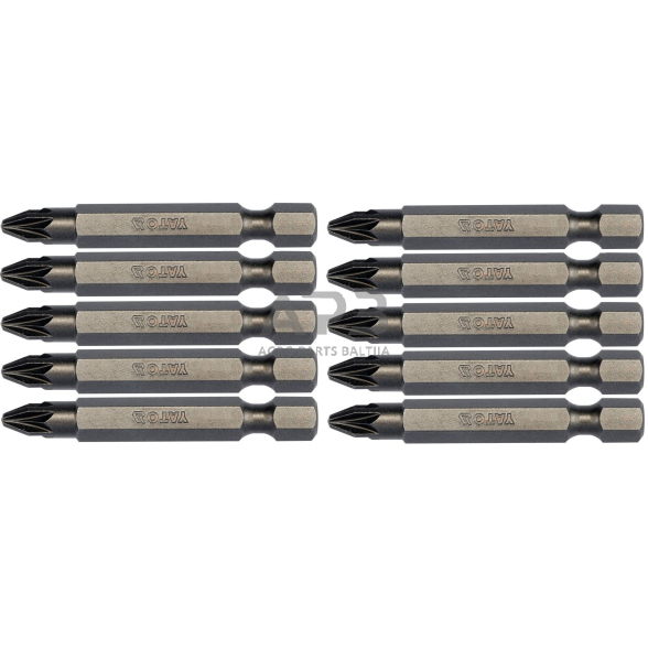Antgalis 1/4' PZ #2x 50mmL (10vnt)