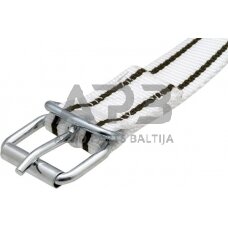 Apykaklė 40mm 1.35m balta/juoda Kerbl 20878