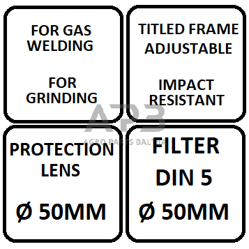 Apsauginiai akiniai suvirintojo 1 Apsauginiai akiniai suvirintojo 1
