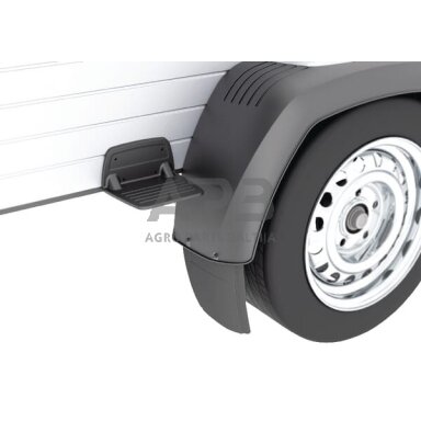 Priekabos purvasaugio apatinė platforma AL-KO BL RAL9017,, plotis 120 mm 1258642