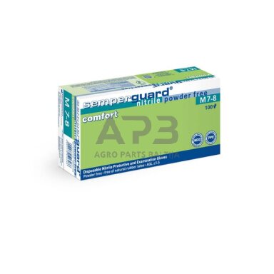 Apsauginės nitrilo pirštinės Semperguard 24cm 10/XL 3000004109