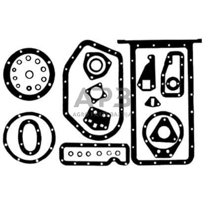 Apatinių tarpinių komplektas Vapormatic VPC6138 Apatinių tarpinių komplektas Vapormatic VPC6138