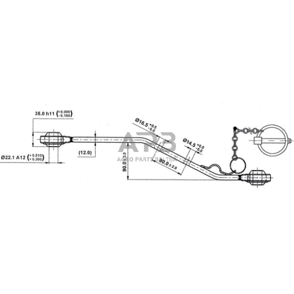Apatine traukė LA040001KR 1 Apatine traukė LA040001KR 1