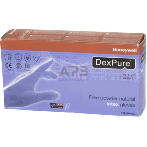 Apsauginės pirštinės Honeywell 24cm 7/S 4580121S 2 Apsauginės pirštinės Honeywell 24cm 7/S 4580121S 2