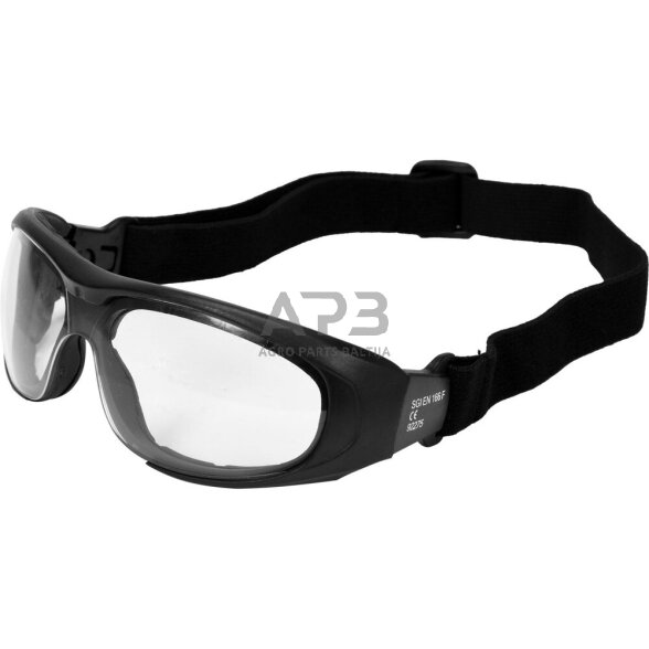 Apsauginiai akiniai su elastingu dirželiu 2