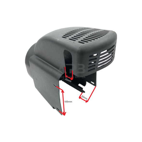 Apsauginis gaubtas kompresoriui JD-2024/50. Atsarginė dalis 3 Apsauginis gaubtas kompresoriui JD-2024/50. Atsarginė dalis 3