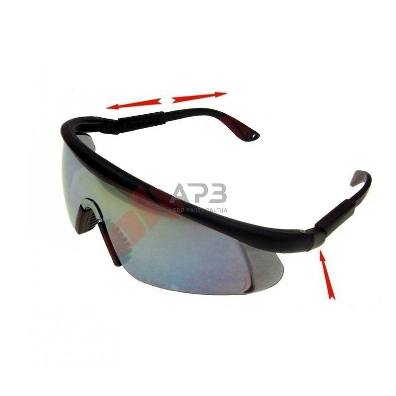 Apsauginiai akiniai veidrodiniai,mėlyni Apsauginiai akiniai veidrodiniai,mėlyni