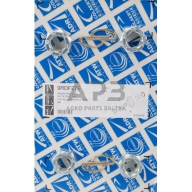 Ašies veržlių komplektas 27x1,5 ADR 9RDF27E 1 Ašies veržlių komplektas 27x1,5 ADR 9RDF27E 1