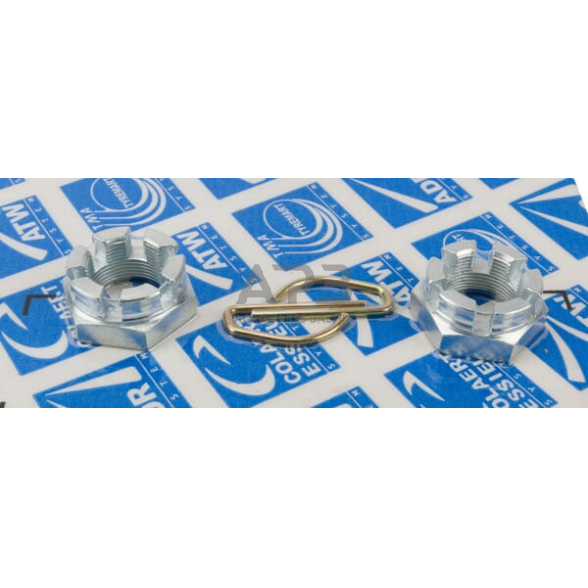 Ašies veržlių komplektas 27x1,5 ADR 9RDF27E Ašies veržlių komplektas 27x1,5 ADR 9RDF27E