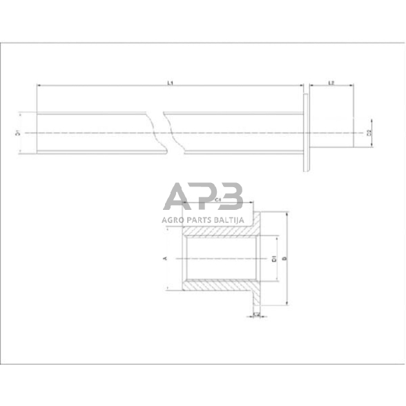 Ašis 48mm STR1620NW 1 Ašis 48mm STR1620NW 1