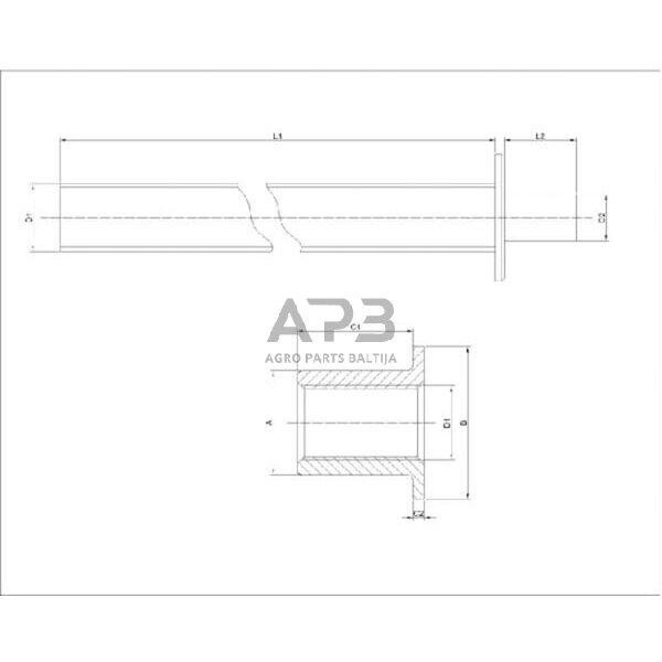 Ašis 48mm STR1620NW 1 Ašis 48mm STR1620NW 1
