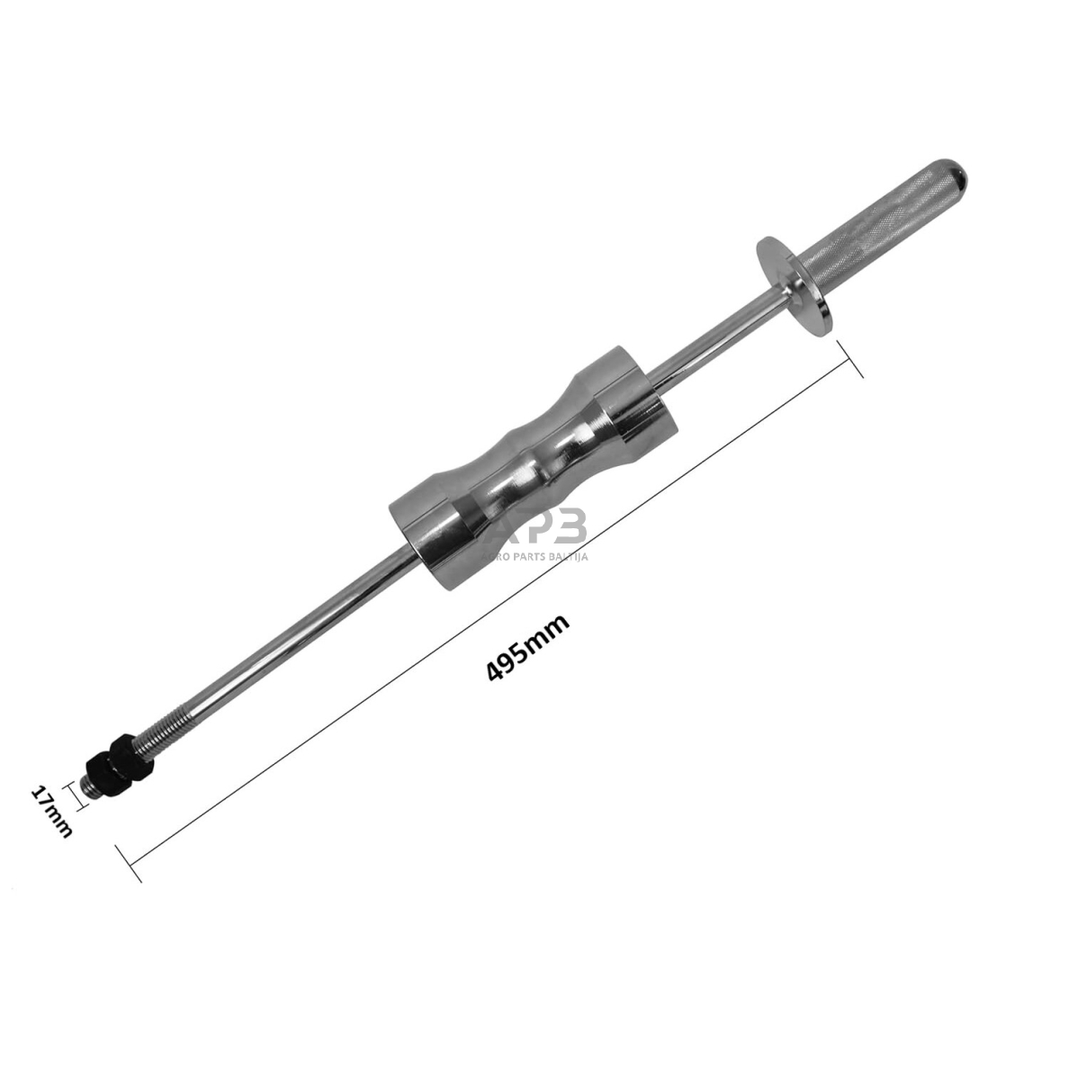 Atbulinis plaktukas pusašių granatoms nuimti su priedais 4vnt. 1