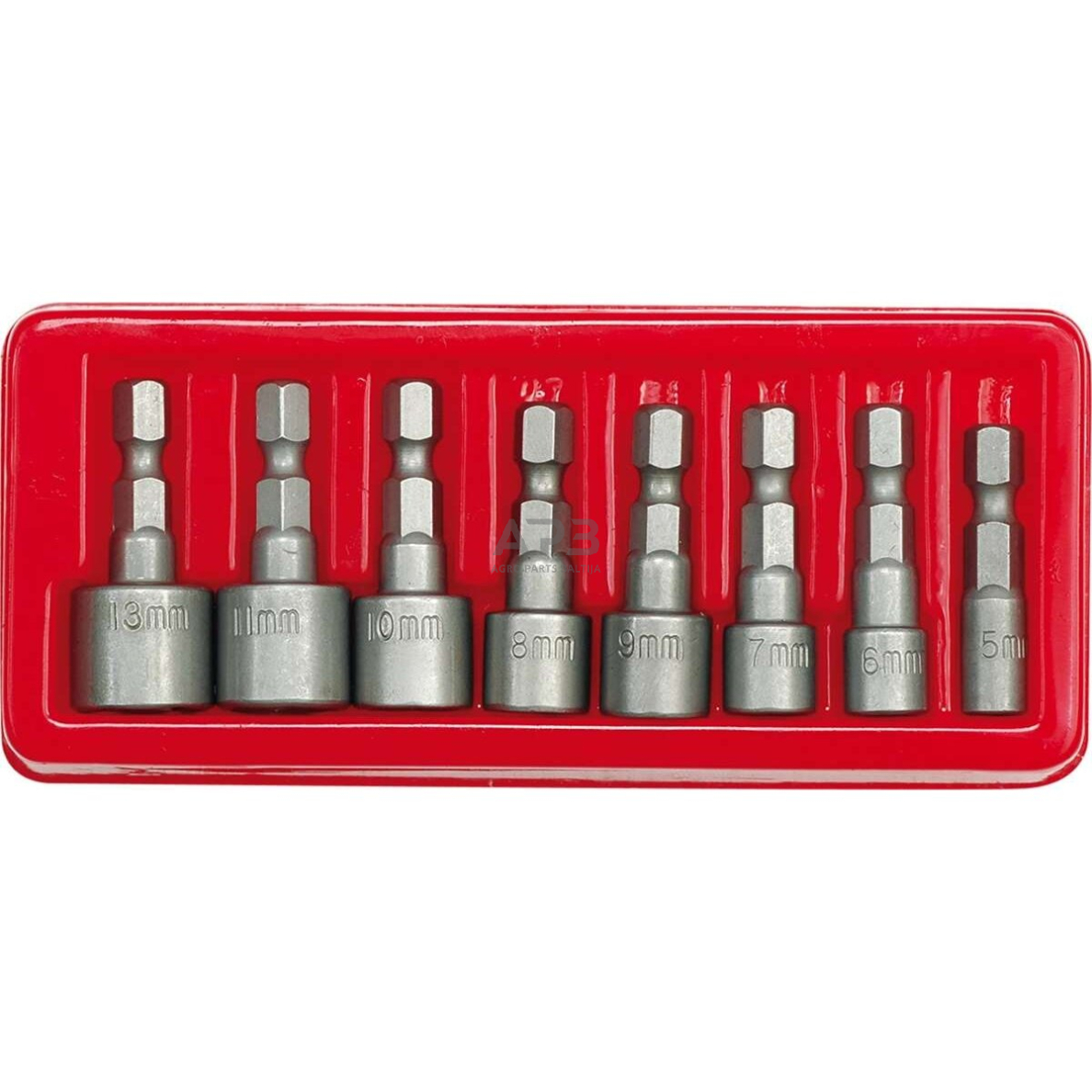 Atsuktuvų galvučių rinkinys 1/4" (8vnt) 5-13mm Atsuktuvų galvučių rinkinys 1/4" (8vnt) 5-13mm